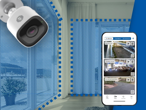 Protección perimetral de una vivienda con ADT